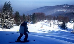 Prosto z zawodów narciarskich w Czarnym Groniu