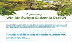 Zaproszenie na Wielkie Święto Sadzenia Drzew