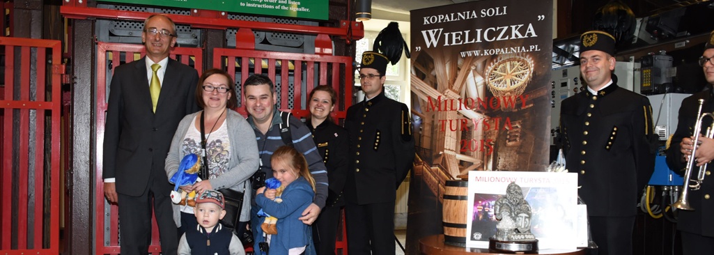 Milionowy turysta 2015 zwiedził Kopalnię Soli Wieliczka