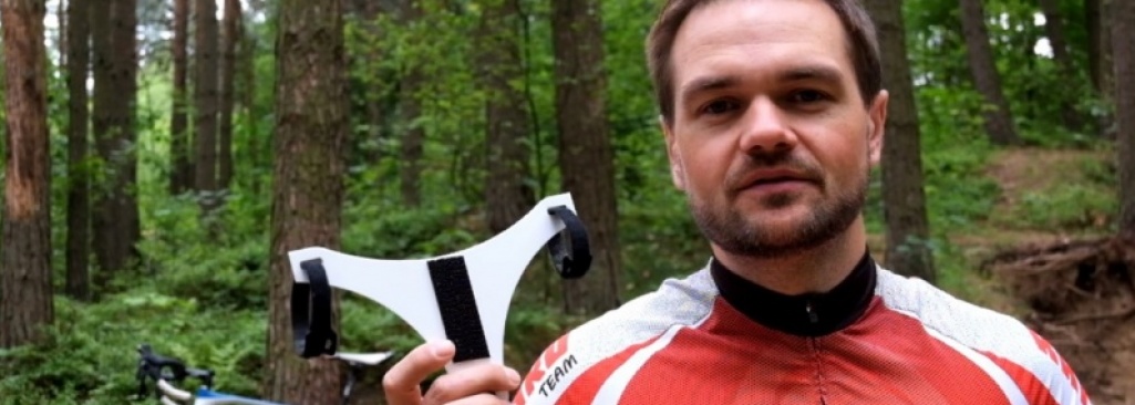 Zawodnik Rafako Orbea MTB Team twórcą prototypu rowerowego uchwytu dla numeru startowego